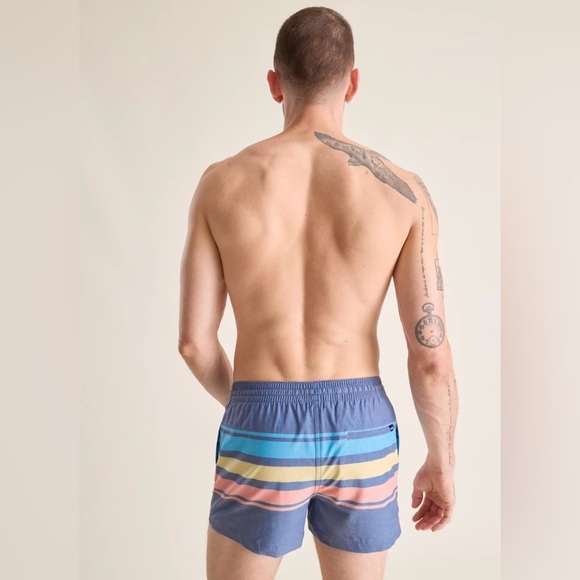 Chubbies The Retro Sets 5.5” Classic Swim Trunks Striped Stretch Small - Picture 3 of 14